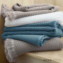 Spring and summer cotton waffle solid color blanket American blanket bedding blanket office sofa nap casual blanket 