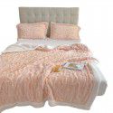 Cross border cashmere blanket thickened double layer jacquard taff blanket siesta blanket flannel blanket 