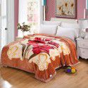 Thickened Raschel blanket Double layer super soft warm blanket Wedding red gift blanket blanket blanket blanket blanket quilt wholesale 