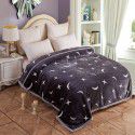 Factory blanket Raschel blanket thickened double-layer warm blanket super soft double-sided blanket gift wholesale 