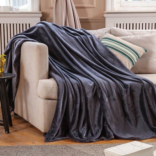 Blankets, flannel, coral velvet, student dormitory, single and double office, spring and summer afternoon nap, blanket, home textile, home decoration blanket