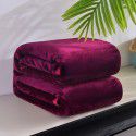 Wholesale of Falai velvet blanket blanket solid coral velvet blanket plain blanket bed sheet 
