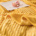 Pure color magic velvet blanket Farai velvet gift blanket coral velvet air conditioner blanket towel quilt milk velvet nap blanket 