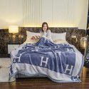Raschel blanket thickened in winter, air conditioning, nap cover blanket, single dormitory, student flannel blanket, quilt 