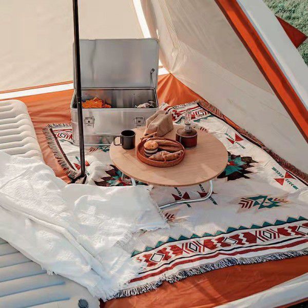 Picnic Blanket Sucre Outdoor Camping Blanket Sofa Blanket Full Cover Multi functional Blanket Bohemian Blanket 