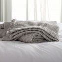 Spring and summer cotton waffle solid color blanket American blanket bedding blanket office sofa nap casual blanket 