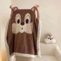 Sullivan Cartoon Winnie Bear Lamb Fleece Double Layer Thick Blanket Sofa Cover Blanket Office Lunch Break Air Conditioner Blanket 