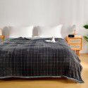 Thickened milk wool blanket 400g autumn and winter afternoon nap blanket Farai wool blanket single double wool bed sheet 