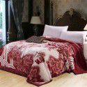 Thickened Raschel blanket Double layer super soft warm blanket Wedding red gift blanket blanket blanket blanket blanket quilt wholesale 