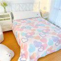 Winter Teddy plush thickened milk wool blanket bedding straight edge milk wool thickened bed blanket 
