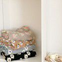 French Romantic Beanstalk Vintage Wool Blanket Floral Blanket Girls' Office Napping Blanket Autumn and Winter Warm 