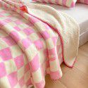 Amazon spot double-layer blanket thickened winter children's nap blanket coral wool warm flange blanket 