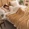 Warm in autumn and winter: 2m A milk wool B lamb wool double sided thickened flannel blanket 1.8 double-layer composite can be ordered 