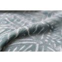 180 * 200 thick foreign trade dark green printing flannel blanket sofa thick nap blanket bed sheet 