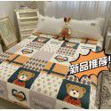 Winter Teddy plush thickened milk wool blanket bedding straight edge milk wool thickened bed blanket 