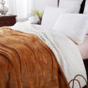 Thick blanket, small wool quilt in winter, double layer thickened insulation, single leg covering, afternoon nap, student dormitory, coral blanket 