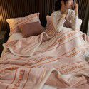 Winter single-layer thickened milk wool blanket double-sided flannel blanket quilt sheet multi-function blanket air conditioning blanket 