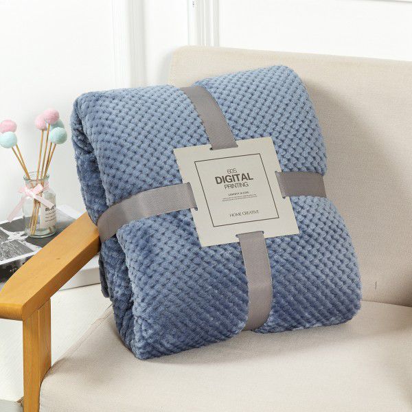 Blanket blanket mesh coral blanket lunch break blanket sofa blanket winter flannel pineapple blanket cross-border blanket 