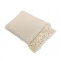 Simple modern dark grey knitting thread blanket blanket white bed tail blanket Nordic solid beige single sofa blanket 