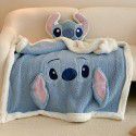 Sullivan Cartoon Winnie Bear Lamb Fleece Double Layer Thick Blanket Sofa Cover Blanket Office Lunch Break Air Conditioner Blanket 