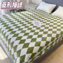 Winter Teddy plush thickened milk wool blanket bedding straight edge milk wool thickened bed blanket 