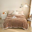 Raschel blanket thickened in winter, air conditioning, nap cover blanket, single dormitory, student flannel blanket, quilt 