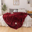 Pure color magic velvet blanket Farai velvet gift blanket coral velvet air conditioner blanket towel quilt milk velvet nap blanket 