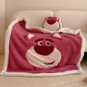 Sullivan Cartoon Winnie Bear Lamb Fleece Double Layer Thick Blanket Sofa Cover Blanket Office Lunch Break Air Conditioner Blanket 