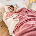 The manufacturer supplies a new Falai cashmere blanket, thickened warm quilt cover, double cover blanket 
