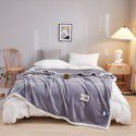 Pure color milk fluff blanket sofa cover blanket nap blanket gift blanket with exquisite gift box 
