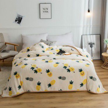 Antarctic thickened marten woolen blanket, double-sided woolen blanket, afternoon nap, air conditioner, vehicle mounted multi-functional woolen blanket, gift wholesale  Antarctic thickened marten woolen blanket, double-sided woolen blanket, afternoon nap, air conditioner, vehicle mounted multi-functional woolen blanket, gift wholesale