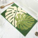 Ins Luxury leaves, plants, jacquard bathroom, non slip mat, absorbent mat, door mat, non slip mat, bedroom carpet