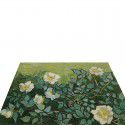 Cross border pastoral oil painting, clean floor mat, door mat can be scrubbed when entering the entrance, flower kitchen mat can be cut, foot mat