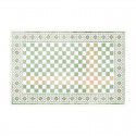 Chessboard carpet French light luxury living room imitation cashmere tea table floor mat Bedroom bedside blanket INS style sub-floor mat