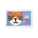 Cross border children cartoon flocking Christmas floor mat Bathroom Non slip mat Water absorbing foot mat Door mat