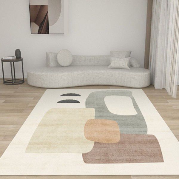 Carpet, living room, luxury, Nordic sofa, tea table, mattress, bedside, modern simple grey bedroom, household carpet, large area