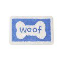 Cross border children cartoon flocking Christmas floor mat Bathroom Non slip mat Water absorbing foot mat Door mat