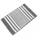 New cationic chenille floor mat bedroom entrance bedside striped carpet bathtub suction bathroom non slip mat 