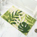 Ins Luxury leaves, plants, jacquard bathroom, non slip mat, absorbent mat, door mat, non slip mat, bedroom carpet