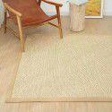 The bedroom is covered with sisal carpet, hand woven linen, living room floor mat, Japanese tea table, tea art tatami floor mat