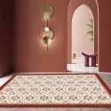 American type washable leather floor mat, living room, porch, entrance, anti-skid mat, waterproof, oil proof, dirt resistant, wear-resistant mat