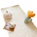 Ins cheese cream bedroom plush floor mat bedside blanket household non-slip floor blanket carpet picnic mat