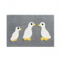 Duck jacquard bedroom door mat bathroom bathroom kitchen water absorbent non slip door mat foot mat carpet 