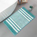 New cationic chenille floor mat bedroom entrance bedside striped carpet bathtub suction bathroom non slip mat 
