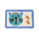 Cross border children cartoon flocking Christmas floor mat Bathroom Non slip mat Water absorbing foot mat Door mat