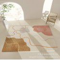 Carpet bedroom ins wind fresh girl bedside blanket bed tail plush lovely mat living room short hair tea table blanket