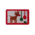 Cross border children cartoon flocking Christmas floor mat Bathroom Non slip mat Water absorbing foot mat Door mat