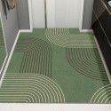 Entrance door Floor mat Outside the door Foot mat Outside the door Modern luxury household silk ring foot mat Carpet can be cut and dirt resistant mat