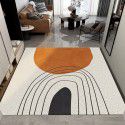 Entrance door Floor mat Outside the door Foot mat Outside the door Modern luxury household silk ring foot mat Carpet can be cut and dirt resistant mat