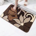 Ins Luxury leaves, plants, jacquard bathroom, non slip mat, absorbent mat, door mat, non slip mat, bedroom carpet